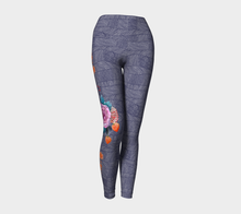 Load image into Gallery viewer, Fearless Rose Bold Legging (Purple)