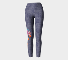 Load image into Gallery viewer, Fearless Rose Bold Legging (Purple)