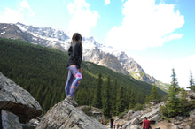 Load image into Gallery viewer, Fearless Rose Bold Legging (Purple)
