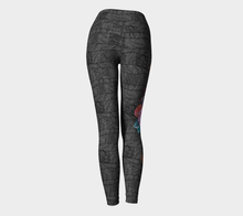 Load image into Gallery viewer, Fearless Rose Bold Legging (Black)
